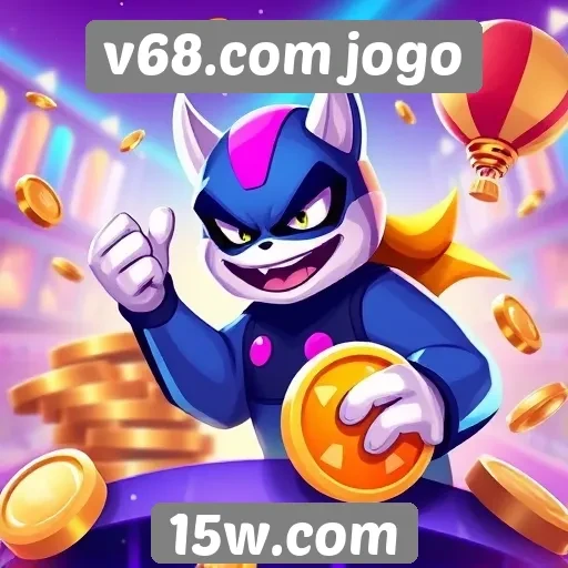 Variedade de jogos disponíveis no v68.com